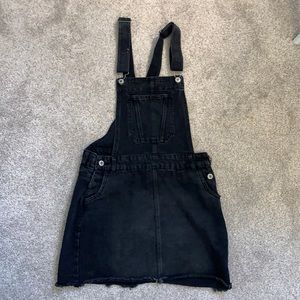 miniskirt overalls
